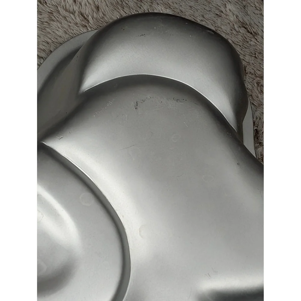 Vintage 1984 Wilton Rocking Horse Aluminum Cake Pan 2105-2388 Silver Bakeware